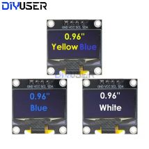 DIYUSER 0.96 pollici IIC SPI Seriale 7/4Pin Bianco/Blu/Giallo Blu/Giallo Display OLED SSD1306 12864 Scheda schermo LCD per Arduino