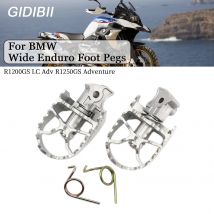 Breite Enduro-Fußrasten, Neigungswinkel, verstellbar, für BMW R1200GS R1250GS Adventure 2011