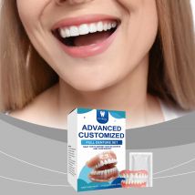 Oralhoe Dental Cosmetic Set: Natural Gap Correction, Smile Enhancement, komfortables Material, Prothesenpflegeset