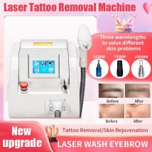Nuovo Pico Picosecond Portatile Q-Switched Nd Yag Laser 1064nm 532nm 755nm Carbonio Laser Peeling Tattoo Macchiolina Rimozione Macchina CE