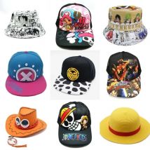 Ragazzo Ragazza One Piece Cap D Ace Cappelli Cosplay Berretto da cowboy per uomini Donne Bambini Pirati Cap Cappelli Giocattoli per bambini Regalo di Natale per adulti