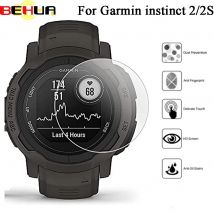 BEHUA 2 SZT. Folia Ochronna z Hartowanego Szkła na Ekran do Garmin Instinct 2 2S Sportowy Smartwatch Bransoletka Folie Ochronne Przezroczysta Osłona
