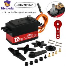 12 kg digitales Servo TD-9512MG Halbmetall 4,8 V-7,4 V Lenkgetriebe 180/270/360 Grad für RC Auto 1:8 1:10 Drift Car Flat Runner