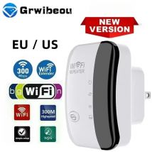 Ripetitore Wifi Amplificatore di segnale wireless Potenziatore di rete esteso Router domestico UE USA 300 m attraverso il muro Camera da letto Ricevi in movimento