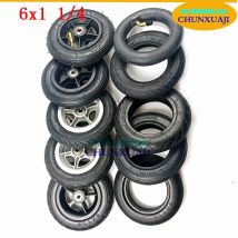 150 mm Räder 6 x 1 1/4 Voll-/Inflasionsreifen Innenrohr für Klappfahrrad Elektroroller 6 Zoll Mini-Surf-Rollerreifen