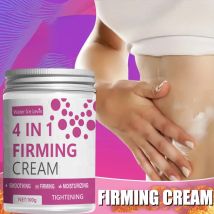 Crema rassodante 4 in 1, zenzero, aloe vera e essenza di caffè - Crema idratante rassodante corpo per addominali, braccia e gambe
