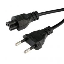 Cavo di alimentazione EU Euro Cavo di alimentazione europeo americano IEC C5 Cloverleaf 1,2 m 4 piedi per adattatori CA Notebook portatile