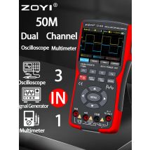 ZOYI ZT-703S 3-in-1-Oszilloskop-Multimeter mit 3,5-Zoll-IPS-Display, 25000 Zählungen, Zweikanal, 50 MHz Bandbreite, 280 MSa/s hoch