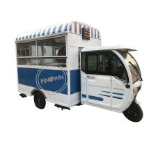 Drei-Räder-Elektroroller, Lebensmittelwagen, Eiswagen, Tuk, mobile Küche, Fast-Food-Dreirad zum Verkauf