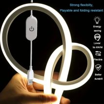 LED Streifen Neon Licht USB DC 5V Dimmbare Touch Sensor Schalter Flexible Silikon Neon Zeichen Band Wasserdicht Für Outdoor home Decor