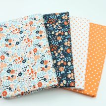 Diy ręcznie robione szycie rzemiosło tkanina bawełniana sukienka dla dzieci spódnica tkanina tissus tecido tilda patchwork robótki gorące kwiatowe nadruk w kropki