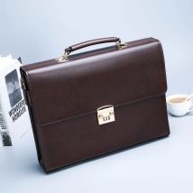 Hohe Qualität herren Business Handtaschen Retro Passwort Lock Aktentasche Große Kapazität Business