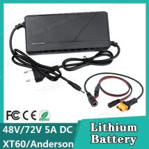 48V 72V Ladegerät 5A Lithium-Akku 54,6 84V 10 20S DC EU zu XT60/ Anderson/ 5in1 Smart Intelligent Schnellladung