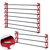 FOSHIO Rack di stoccaggio per rulli in pellicola vinilica con hardware di montaggio Avvolgimento per auto Tinta per decalcomanie Supporto per espositore per nastro Supporto per garage 3/7 strati