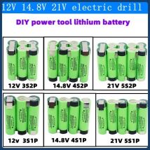 12V 14,8V 21V elektrische Bohrmaschine 3400mah 6800mah wiederaufladbare Lithiumbatterie Elektroschrauber Lithium-Ionen-Batterie