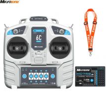 MicroZone MC6C Mini V2 2.4G 6CH Trasmettitore Controller con Ricevitore Sistema Radio Per RC Aereo Drone Multirotore Elicottero Barca