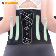 Rückenstütze für Damen und Herren mit ergonomischen, gebogenen Wirbelsäulenstützschienen, Rückenstütze für unteren Rücken, Haltung, Arbeit, schweres Heben