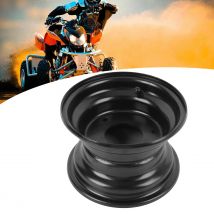 6 Inch Wheel Rim Easy Installation Go Kart Wheel Rim Enhanced Traction Aluminum Alloy 3 Holes 145/70-6 for Quad Dirt Bike