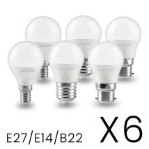6 Pz/lotto A Risparmio Energetico Globo Ha Condotto La Lampadina 220V E27 E14 B22 Lampadina Della Lampada 3W 5W 6W 7W Led Luce Fredda per la Decorazione Della Stanza di Casa Lampada