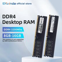 ENVINDA DDR4 PC RAM Memoria 8GB 16GB 3200MHz DIMM Komputer stacjonarny Pamięć RAM Brak obsługi Płyta główna AMD
