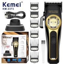 Kemei 2373 Barbiere Dissolvenza Tagliacapelli Professionale Cordless Tagliacapelli Elettrico Uomo Macchina per tagliare i capelli Motore magnetico 8800RPM