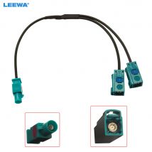 LEEWA Dual FAKRA Y-Splitter auf Fakra-Antennen-Adapterkabel mit zwei Buchsen # CA4452