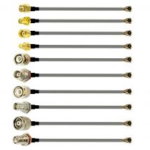 U.FL zu SMA/BNC/TNC Stecker-Buchse 1,13mm Pigtail-Kabel für PCI WLAN-Karte Drahtloser Router Verlängerungskabel NEU Großhandel