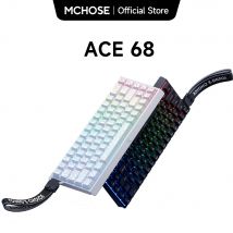 MCHOSE ACE 68 Interruttore magnetico Tastiera da gioco Effetto Hall Trigger rapido Programmabile RGB 8K Hz DKS/MT/TGL/RS/SOCD Tastiera