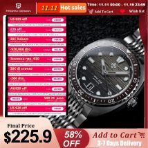 2025 IXDAO IPOSE Automatic Mechanical Men Watch Dragon Scale Pattern Diving 20Bar Stainless Steel BWG-9 reloj hombre JD-X07S