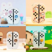 Nette Bär Katze Kaninchen Silikon Thumb-Stick Grip Cap Joystick Abdeckung Für Schalter NS Oled/Lite Joy-con Controller weiche Schutz Fall