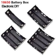 18650 Battery Case 1X 2X 3X 4X 18650 Battery Holder 18650 Battery Storage Box 1 2 3 4 Slot Batteries Container Hard Pin DIY Case