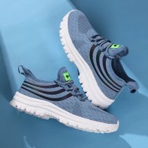 Schuhe für Herren, Sommer, atmungsaktiv, modisch, 2025, trendige Jogging-Sneaker, weiche Sohle, leicht, lässig, Wandern, Mesh-Schuhe für Herren