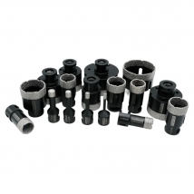 DT-DIATOOL Drill Bit M14 Porcelain Tile Crowns for Tile Granite Marble 1pc Collet, Crown Porcelain Hole Saw