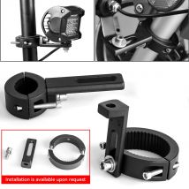 Staffa per faretto per faro con montaggio universale per moto, staffe per luci di guida fendinebbia, accessori per supporto per faro Chopper per orecchio forcella