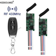 Przekaźnik Mini 433MHz DC 3.6V 5V 9V 12V 24V Bezprzewodowy Pilot RF Uniwersalny Przełącznik Mikro Odbiornik Nadajnik Do Użytku z LED