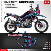 KUNGFU GRAPHICS Aufkleber Komplettes Wickeldesign für CFMOTO 450MT 450 MT 450, Refurbish, CF45MT24N019-KR
