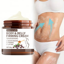 Crema rassodante per il controllo addominale - 60 g, estratto vegetale idratante e idratante profondo, senza alcol, adatta a tutti i tipi di pelle, senza spezie, migliora l'elasticità della pelle