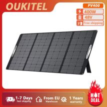 OUKITEL PV400 400W Pannello solare pieghevole portatile 23% Velocità di conversione dell'energia RV Pannello di ricarica solare impermeabile da campeggio esterno