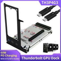 TH3P4G3 kompatybilny z piorunem GPU Dock PCI-E X16 Laptop do zewnętrznej karty graficznej do notebooka kompatybilny z Thunderbolt 3 4