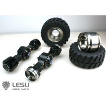 LESU 1/16 Lader Engineering Vehicle RD-2001 Schloss Differentialbrücke Radseite Planetenreduzierbrücke modifizierte Brücke
