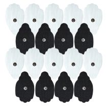 Selbstklebende TENS-Elektrodenpads für digitales Therapiegerät, Pulsmassagegerät, Physiotherapie-Gel-Zubehör, 10 Stück