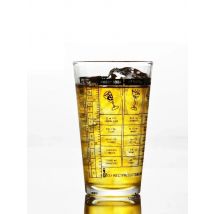 400ml Glass Shaker With Degree Scale Stainless Steel Cocktail Boston Bar Shaker Bar Mixing Glass Cup With Mark Line