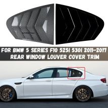 F10 Lamellen für BMW 5er F10 525i 530i 2011 2012 2013 2014 2015 2016 2017 Paar Heckscheiben-Lamellen, Fensterläden, Jalousien-Abdeckungsverkleidung