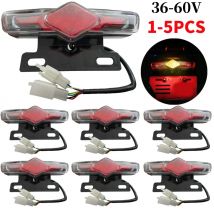 36V 48V 60V lampada per bicicletta elettrica impermeabile LED E-bike indicatori di direzione fanali posteriori