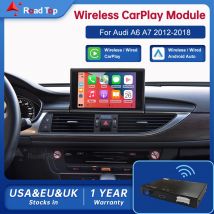 Road Top Wireless Android Auto Per Audi Auto A6 A7 RMC 3G MMI MHI2 2012-2018 Carplay Interfaccia Specchio di Collegamento Air Play