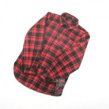 BJD puppe kleidung für 58-60cm 1/3 BJD DD SD Spielzeug Sphärische joint puppe Lässig rot kariertes hemd hülse t-shirt