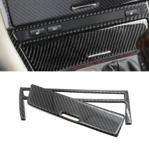 Für BMW 3 serie E46 1998 - 2002 2003 2004 2005 Auto Carbon Fiber Center Control Panel Getriebe Shift Zigarette leichter Abdeckung Trim