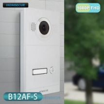 B12AF-S 4-Draht 1080P Türklingelkamera IP65 140 °   Betrachtungswinkel Unterputz für HOMSECUR WIFI Tuya Smart Video Door Intercom Phone Kit