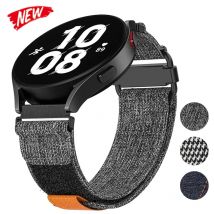 20mm Canvas Armband für Samsung Galaxy Uhr/classic 43mm 47mm 5pro 40mm 44mm Armband für Huami Amazfit Bip/GTS