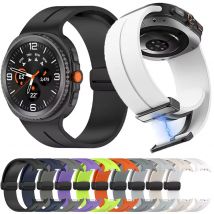 Magnetische Schnalle Silikonarmband für Samsung Galaxy Watch 8 Watch8 Classic No Gaps Band Ersatz Correa Armband 40 mm 44 mm 46 mm